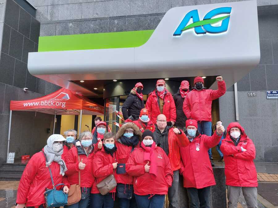 AG Insurance : succès pour la journée d’action de grève. Nouvelle action prévue le 16/12